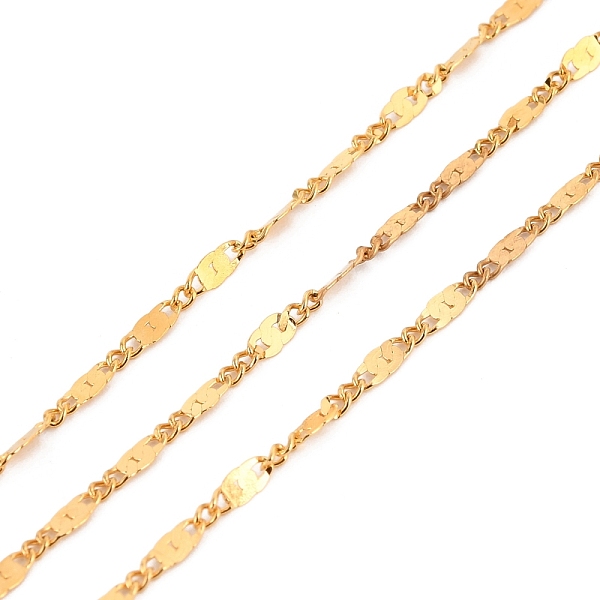 PandaHall Vacuum Plating 304 Stainless Steel Link Chains, Unwelded, with Spool, Golden, 2x0.5mm, about 32.81 Feet(10m)/Roll 304 Stainless...
PandaHall Vacuum Plating 304 Stainless Steel Link Chains, Unwelded, with Spool, Golden, 2x0.5mm, about 32.81 Feet(10m)/Roll 304 Stainless...
