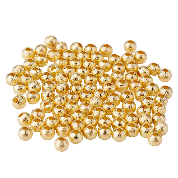 PandaHall about 100 pcs Round Brass Stardust Beads, Golden, 4mm, Hole: 1mm Brass Round
PandaHall about 100 pcs Round Brass Stardust Beads, Golden, 4mm, Hole: 1mm Brass Round