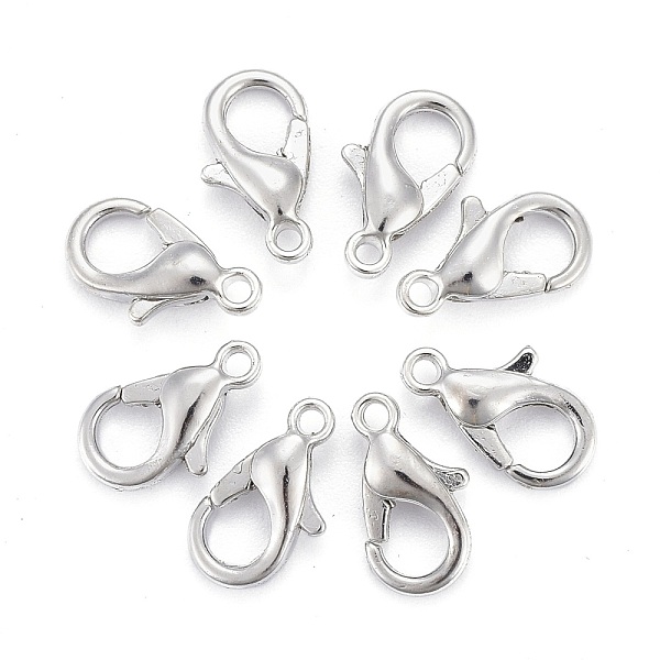 PandaHall Zinc Alloy Lobster Claw Clasps, Parrot Trigger Clasps, Cadmium Free & Nickel Free & Lead Free, Platinum, 10x6mm, Hole: 1mm Alloy...
PandaHall Zinc Alloy Lobster Claw Clasps, Parrot Trigger Clasps, Cadmium Free & Nickel Free & Lead Free, Platinum, 10x6mm, Hole: 1mm Alloy...