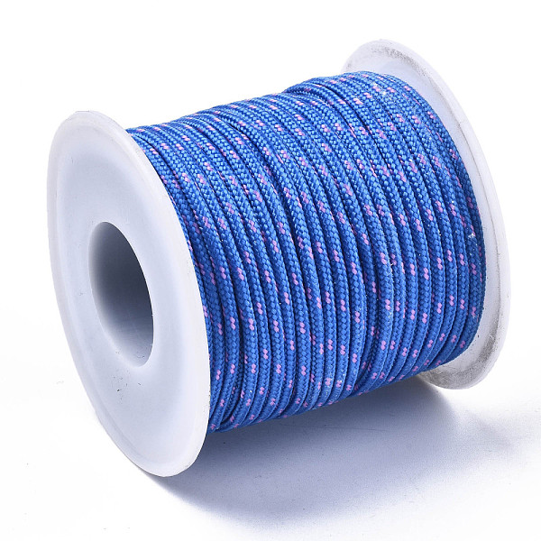 PandaHall Multipurpose Polyester Cord, for Rope Bracelets or Boot Laces Making, Dodger Blue, 2mm, about 21.87 yards(20m)/roll Polyester
PandaHall Multipurpose Polyester Cord, for Rope Bracelets or Boot Laces Making, Dodger Blue, 2mm, about 21.87 yards(20m)/roll Polyester