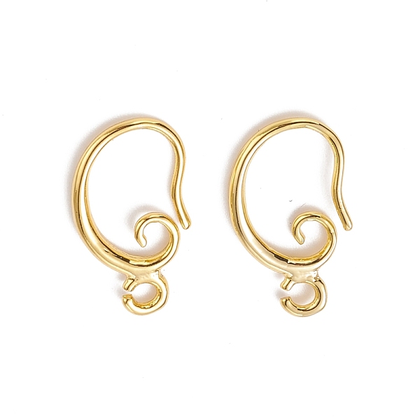 PandaHall Brass Earring Hooks, with Horizontal Loop, Long-Lasting Plated, Real 18K Gold Plated, 15x10x2mm, Hole: 1mm, 18 Gauge, Pin: 1mm...
PandaHall Brass Earring Hooks, with Horizontal Loop, Long-Lasting Plated, Real 18K Gold Plated, 15x10x2mm, Hole: 1mm, 18 Gauge, Pin: 1mm...