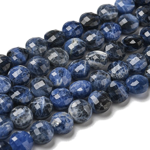 PandaHall Natural Sodalite Beads Strands, Faceted, Flat Round, 5~6x4~4.5mm, Hole: 0.9mm, about 65pcs/strand, 15.12''~15.20''(38.4~38.6cm)...
PandaHall Natural Sodalite Beads Strands, Faceted, Flat Round, 5~6x4~4.5mm, Hole: 0.9mm, about 65pcs/strand, 15.12''~15.20''(38.4~38.6cm)...