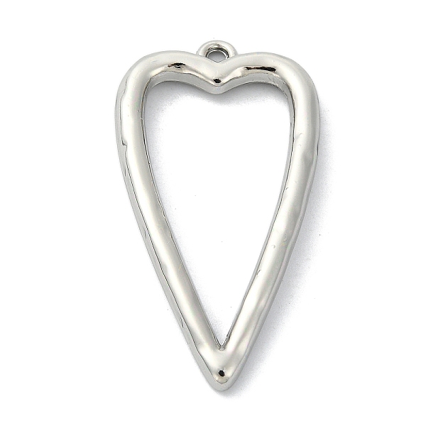 PandaHall Rack Plating Alloy Pendants, Heart, Platinum, 36.5x20x3mm, Hole: 2mm Alloy Heart
PandaHall Rack Plating Alloy Pendants, Heart, Platinum, 36.5x20x3mm, Hole: 2mm Alloy Heart