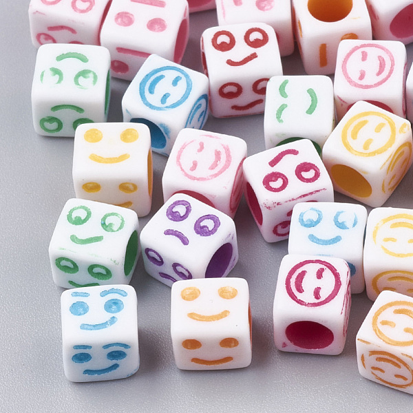 PandaHall Craft Acrylic Beads, Cube with Mixed Expression, Colorful, 6x6x6mm, Hole: 3.5mm, about 3000pcs/500g Acrylic Cube Multicolor
PandaHall Craft Acrylic Beads, Cube with Mixed Expression, Colorful, 6x6x6mm, Hole: 3.5mm, about 3000pcs/500g Acrylic Cube Multicolor