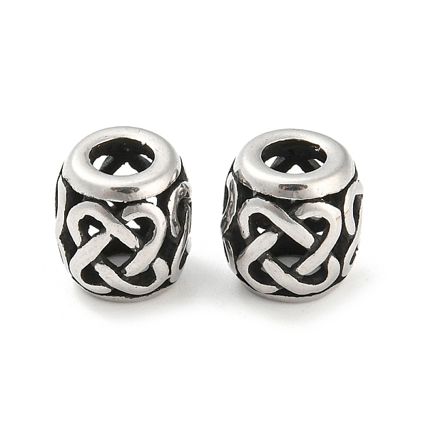 PandaHall 316 Surgical Stainless Steel Beads, Barrel, Antique Silver, 9.5x9.5mm, Hole: 4mm 316 Surgical Stainless Steel Barrel
PandaHall 316 Surgical Stainless Steel Beads, Barrel, Antique Silver, 9.5x9.5mm, Hole: 4mm 316 Surgical Stainless Steel Barrel