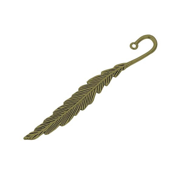 PandaHall Tibetan Style Alloy Bookmarks, Feather, Cadmium Free & Lead Free, Antique Bronze, 115x14.5x3mm, Hole: 2.5mm, about 95pcs/1000g...
PandaHall Tibetan Style Alloy Bookmarks, Feather, Cadmium Free & Lead Free, Antique Bronze, 115x14.5x3mm, Hole: 2.5mm, about 95pcs/1000g...