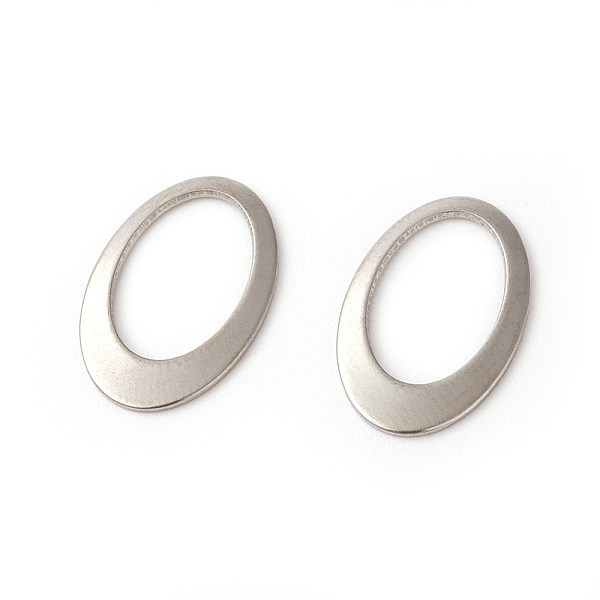 PandaHall 201 Stainless Steel Linking Rings, Oval, Stainless Steel Color, 18x12x0.5~1mm, Inner Size: 13x8mm 201 Stainless Steel Oval
PandaHall 201 Stainless Steel Linking Rings, Oval, Stainless Steel Color, 18x12x0.5~1mm, Inner Size: 13x8mm 201 Stainless Steel Oval