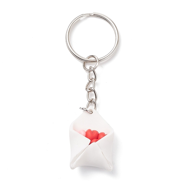 PandaHall Heart Bouquet Keychain, Valentine's Day Polymer Clay Pendant Keychain, with 304 Stainless Steel Findings, Platinum, 8.1cm Polymer...
PandaHall Heart Bouquet Keychain, Valentine's Day Polymer Clay Pendant Keychain, with 304 Stainless Steel Findings, Platinum, 8.1cm Polymer...