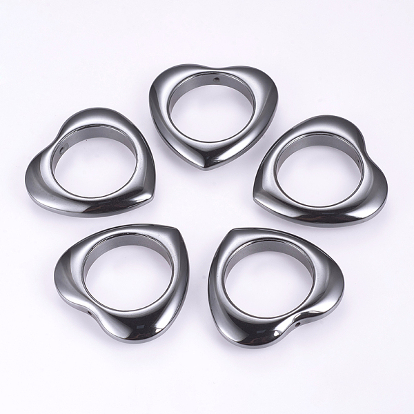 PandaHall Non-Magnetic Synthetic Hematite Pendants, Heart, 34x35x6mm, Hole: 1mm, Inner Diameter: 22mm Non-magnetic Hematite Heart
PandaHall Non-Magnetic Synthetic Hematite Pendants, Heart, 34x35x6mm, Hole: 1mm, Inner Diameter: 22mm Non-magnetic Hematite Heart