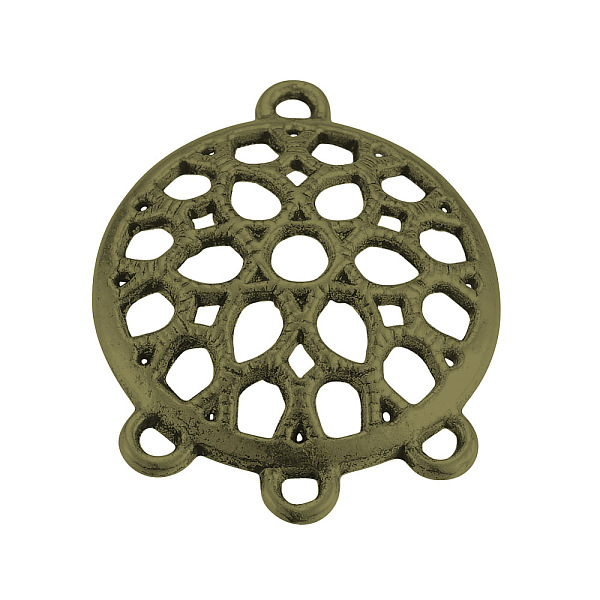 PandaHall Tibetan Style Alloy Chandelier Components Links, Flat Round, Cadmium Free & Nickel Free & Lead Free, Antique Bronze, 26x21x5mm...
PandaHall Tibetan Style Alloy Chandelier Components Links, Flat Round, Cadmium Free & Nickel Free & Lead Free, Antique Bronze, 26x21x5mm...