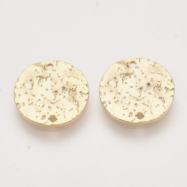 PandaHall Brass Links connectors, Nickel Free, Flat Round, Real 18K Gold Plated, Bumpy, 13x1.5mm, Hole: 1mm Brass Flat Round
PandaHall Brass Links connectors, Nickel Free, Flat Round, Real 18K Gold Plated, Bumpy, 13x1.5mm, Hole: 1mm Brass Flat Round