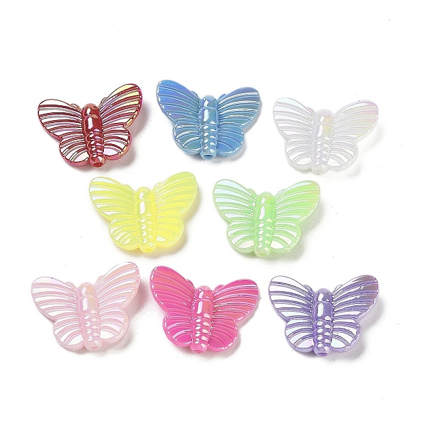 PandaHall UV Plating Rainbow Iridescent Acrylic Beads, Butterfly, Mixed Color, 20.5x27x6mm, Hole: 2mm Acrylic Butterfly Multicolor
PandaHall UV Plating Rainbow Iridescent Acrylic Beads, Butterfly, Mixed Color, 20.5x27x6mm, Hole: 2mm Acrylic Butterfly Multicolor