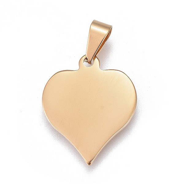 PandaHall 304 Stainless Steel Stamping Blank Tag Pendants, Heart, Golden, 23x19x1.5mm, Hole: 8x4mm 304 Stainless Steel Heart
PandaHall 304 Stainless Steel Stamping Blank Tag Pendants, Heart, Golden, 23x19x1.5mm, Hole: 8x4mm 304 Stainless Steel Heart