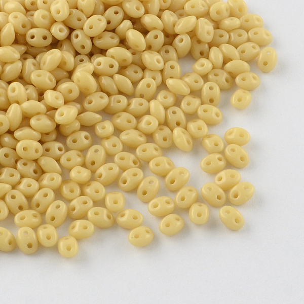 PandaHall 2-Hole Seed Beads, Czech Glass Beads, BurlyWood, 5x3.5x3mm, Hole: 0.5mm, about 650pcs/bag Czech Glass Oval Orange
PandaHall 2-Hole Seed Beads, Czech Glass Beads, BurlyWood, 5x3.5x3mm, Hole: 0.5mm, about 650pcs/bag Czech Glass Oval Orange