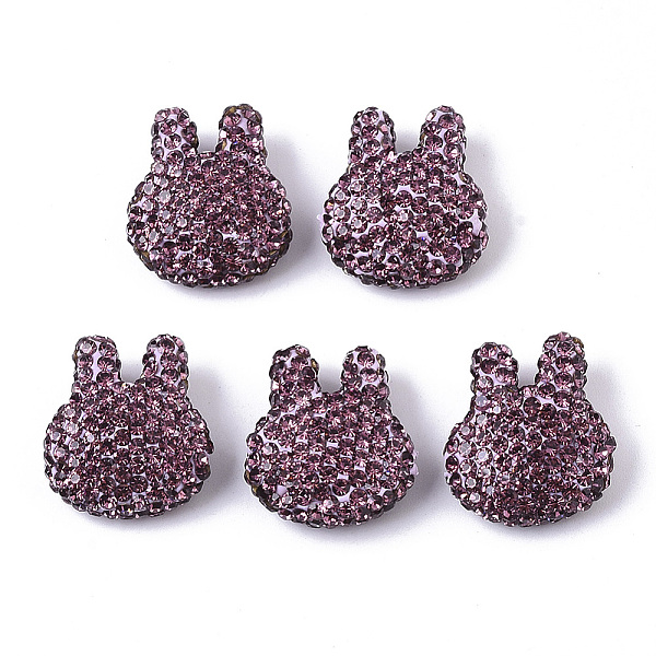 PandaHall Handmade Polymer Clay Rhinestone Beads, Rabbit, Light Amethyst, PP14(2.0~2.1mm), 21~22x18.5~19.5x9.5mm, Hole: 1.6mm Polymer..., Purple
PandaHall Handmade Polymer Clay Rhinestone Beads, Rabbit, Light Amethyst, PP14(2.0~2.1mm), 21~22x18.5~19.5x9.5mm, Hole: 1.6mm Polymer..., Purple
