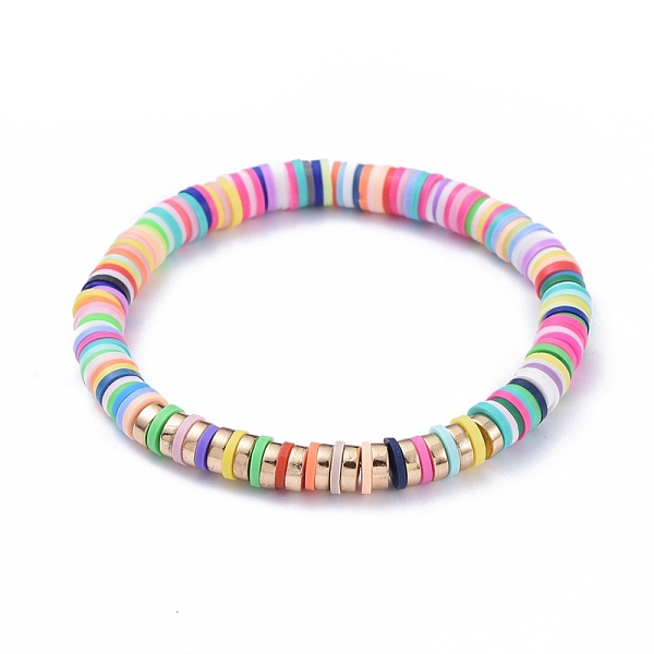 PandaHall Handmade Polymer Clay Heishi Beads Stretch Bracelets, with Non-magnetic Synthetic Hematite Beads, Colorful, Inner Diameter: 2-1/8...
PandaHall Handmade Polymer Clay Heishi Beads Stretch Bracelets, with Non-magnetic Synthetic Hematite Beads, Colorful, Inner Diameter: 2-1/8...