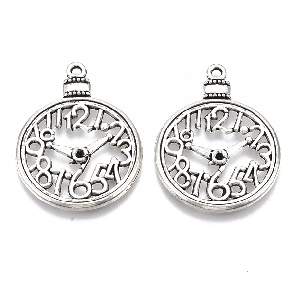 PandaHall Tibetan Style Alloy Pendants, Cadmium Free & Lead Free, Filigree Joiner Findings, Clock, Antique Silver, 39.5x30x2mm, Hole: 2mm...
PandaHall Tibetan Style Alloy Pendants, Cadmium Free & Lead Free, Filigree Joiner Findings, Clock, Antique Silver, 39.5x30x2mm, Hole: 2mm...