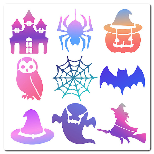 PandaHall GORGECRAFT Halloween Stencil 30×30CM Pumpkin Spider Bat Castle Little Witch Templates Wicked Stencils Reusable Sign Square Stencil...
PandaHall GORGECRAFT Halloween Stencil 30×30CM Pumpkin Spider Bat Castle Little Witch Templates Wicked Stencils Reusable Sign Square Stencil...