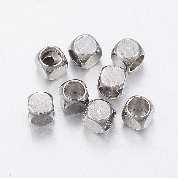 PandaHall 304 Stainless Steel Beads, Cube, Stainless Steel Color, 2x2x2mm, Hole: 1.5mm 304 Stainless Steel Cube
PandaHall 304 Stainless Steel Beads, Cube, Stainless Steel Color, 2x2x2mm, Hole: 1.5mm 304 Stainless Steel Cube