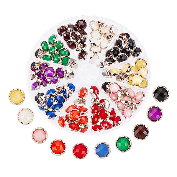 PandaHall 100 Pcs 10 Colors Pearlized Resin Shank Buttons, 12.5mm Half Domed Sewing Buttons Half Ball Buttons Single Hole Buttons for..., Multicolor
PandaHall 100 Pcs 10 Colors Pearlized Resin Shank Buttons, 12.5mm Half Domed Sewing Buttons Half Ball Buttons Single Hole Buttons for..., Multicolor