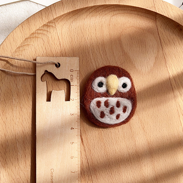 PandaHall Handmade Wool Felt Craft, DIY Ornament Accessories for Car Decor Hair Clip Fridge Magnet Phone Case Brooch, Owl, 50mm Wool Owl
PandaHall Handmade Wool Felt Craft, DIY Ornament Accessories for Car Decor Hair Clip Fridge Magnet Phone Case Brooch, Owl, 50mm Wool Owl