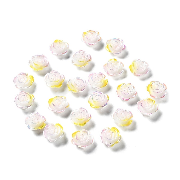 PandaHall Tricolor Opaque Resin Cabochons, Rainbow Color Flower, Yellow, 10x10x4.5mm Resin Flower Yellow
PandaHall Tricolor Opaque Resin Cabochons, Rainbow Color Flower, Yellow, 10x10x4.5mm Resin Flower Yellow
