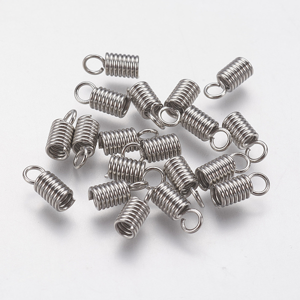 PandaHall 304 Stainless Steel Cord Ends, End Caps, Column, Stainless Steel Color, 8x3mm, Hole: 2mm, Inner: 2mm 304 Stainless Steel
PandaHall 304 Stainless Steel Cord Ends, End Caps, Column, Stainless Steel Color, 8x3mm, Hole: 2mm, Inner: 2mm 304 Stainless Steel