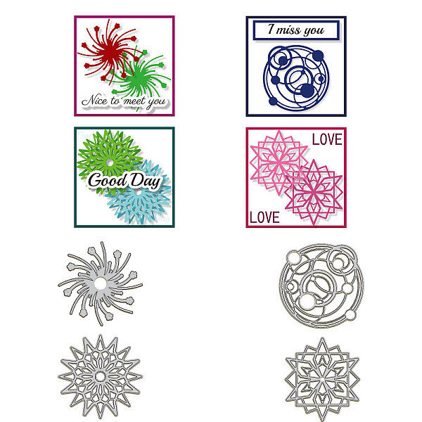 PandaHall Carbon Steel Cutting Dies Stencils, for DIY Scrapbooking, Photo Album, Decorative Embossing Paper Card, Stainless Steel Color...
PandaHall Carbon Steel Cutting Dies Stencils, for DIY Scrapbooking, Photo Album, Decorative Embossing Paper Card, Stainless Steel Color...