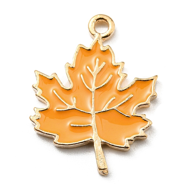 PandaHall Thanksgiving Day Alloy Enamel Pendants, Light Gold, Maple Leaf, 22.5x17x1.5mm, Hole: 1.6mm Alloy+Enamel Leaf Orange
PandaHall Thanksgiving Day Alloy Enamel Pendants, Light Gold, Maple Leaf, 22.5x17x1.5mm, Hole: 1.6mm Alloy+Enamel Leaf Orange