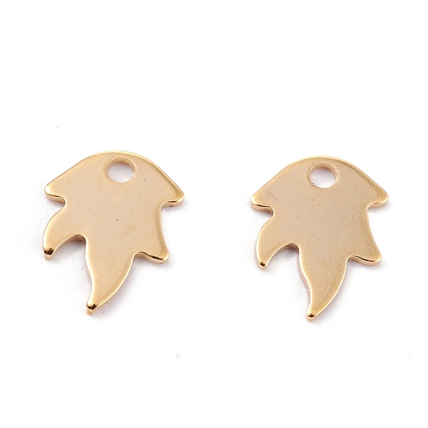 PandaHall 201 Stainless Steel Charms, Laser Cut, Maple Leaf, Real 18k Gold Plated, 10x8x0.5mm, Hole: 1.4mm 201 Stainless Steel Leaf
PandaHall 201 Stainless Steel Charms, Laser Cut, Maple Leaf, Real 18k Gold Plated, 10x8x0.5mm, Hole: 1.4mm 201 Stainless Steel Leaf