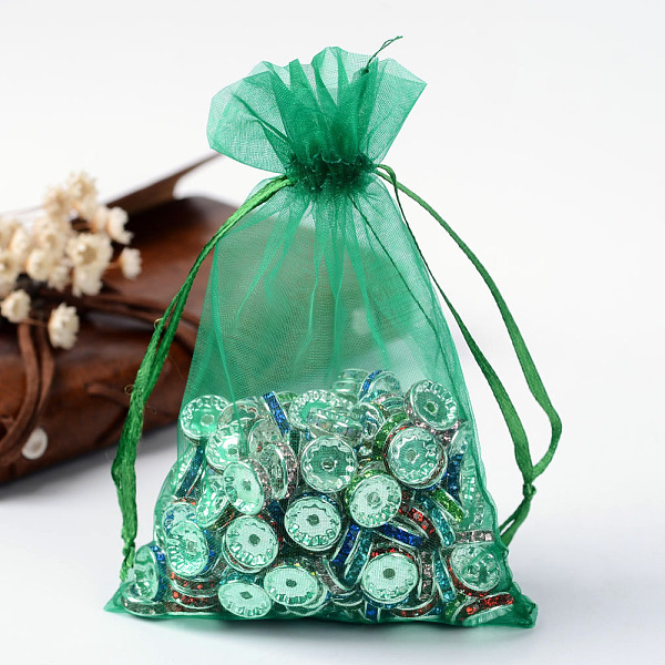 PandaHall Organza Gift Bags with Drawstring, Jewelry Pouches, Wedding Party Christmas Favor Gift Bags, Green, 15x10cm Organza Rectangle...
PandaHall Organza Gift Bags with Drawstring, Jewelry Pouches, Wedding Party Christmas Favor Gift Bags, Green, 15x10cm Organza Rectangle...