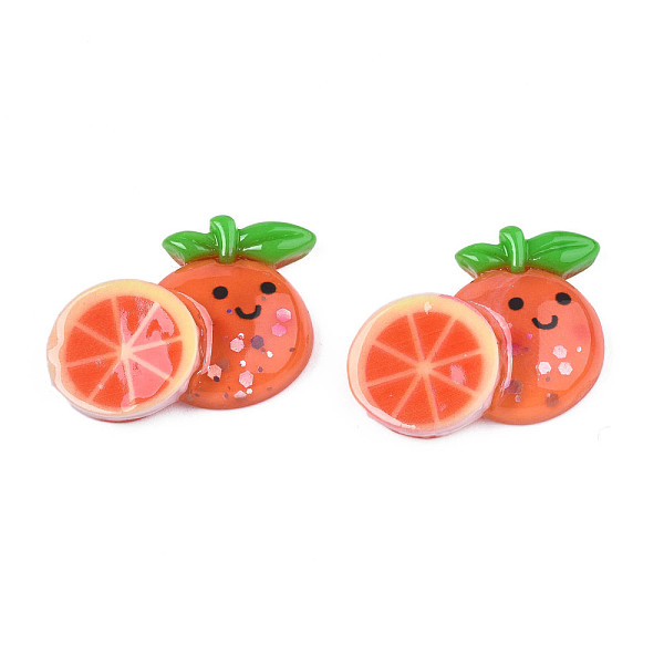 PandaHall Opaque Resin Cabochons, with Glitter Powder, Orange Shape, Tomato, 17.5x24x5mm Resin Fruit Red
PandaHall Opaque Resin Cabochons, with Glitter Powder, Orange Shape, Tomato, 17.5x24x5mm Resin Fruit Red