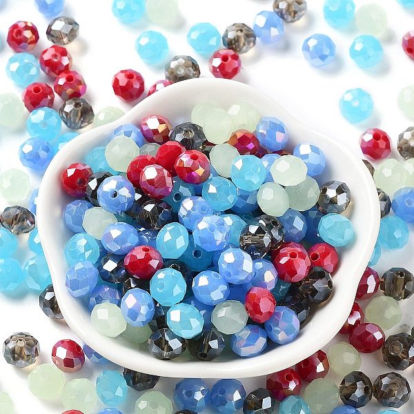 PandaHall Glass Beads, Faceted, Rondelle, Light Steel Blue, 8x6mm, Hole: 1mm, about 1210pcs/500g Glass Rondelle
PandaHall Glass Beads, Faceted, Rondelle, Light Steel Blue, 8x6mm, Hole: 1mm, about 1210pcs/500g Glass Rondelle