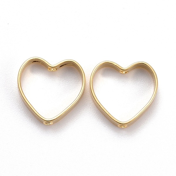 PandaHall Brass Bead Frame, for Earrings & Hair Jewelry Accessories Bag Bead Buckle, Heart, Real 18K Gold Plated, 9.5x10x2mm Brass Heart
PandaHall Brass Bead Frame, for Earrings & Hair Jewelry Accessories Bag Bead Buckle, Heart, Real 18K Gold Plated, 9.5x10x2mm Brass Heart