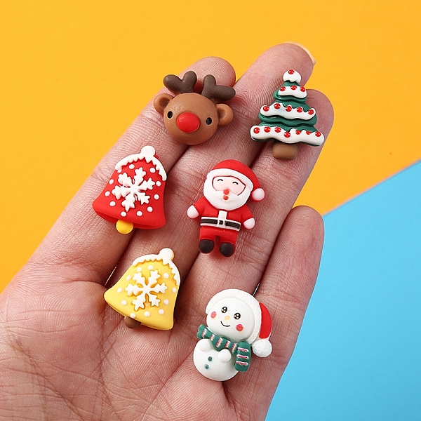 PandaHall Christmas Themed Opaque Resin Cabochons, Santa Claus Reindeer Christmas Tree Cabochons, Mixed Shapes, Mixed Color, 22~25x17~20mm..., Multicolor
PandaHall Christmas Themed Opaque Resin Cabochons, Santa Claus Reindeer Christmas Tree Cabochons, Mixed Shapes, Mixed Color, 22~25x17~20mm..., Multicolor