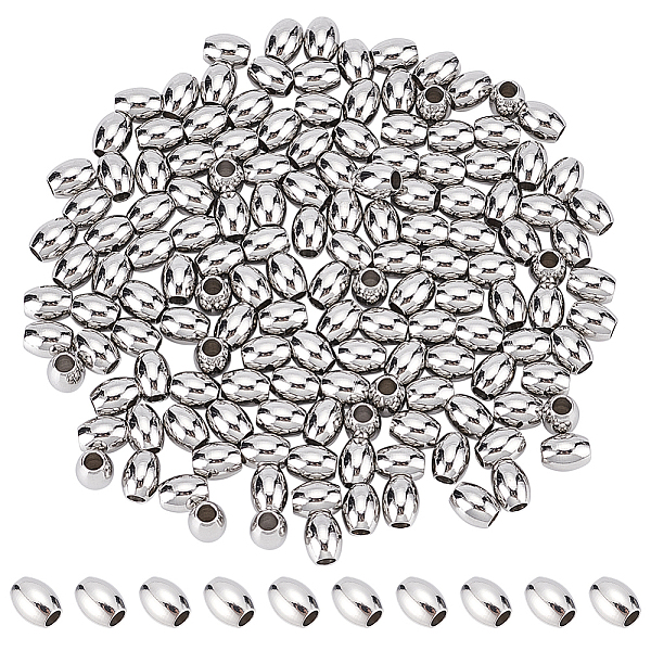 PandaHall 202 Stainless Steel Beads, Oval, Stainless Steel Color, 7.5x6mm, Hole: 3mm, 150pcs/box 202 Stainless Steel Oval
PandaHall 202 Stainless Steel Beads, Oval, Stainless Steel Color, 7.5x6mm, Hole: 3mm, 150pcs/box 202 Stainless Steel Oval