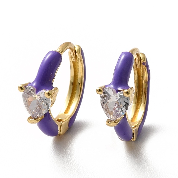 PandaHall Clear Cubic Zirconia Heart Hoop Earrings with Enamel, Real 18K Gold Plated Brass Hinged Earrings for Women, Cadmium Free & Lead..., Multicolor
PandaHall Clear Cubic Zirconia Heart Hoop Earrings with Enamel, Real 18K Gold Plated Brass Hinged Earrings for Women, Cadmium Free & Lead..., Multicolor