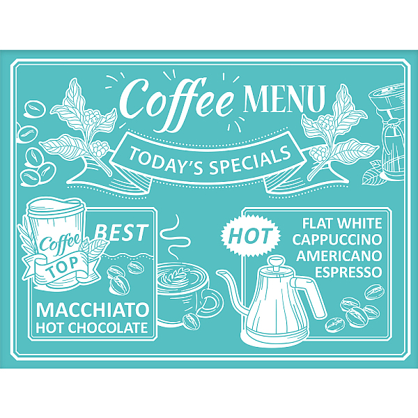 PandaHall OLYCRAFT 2 Pcs Coffee Silk Screen Stencils"Coffee Menu" Self-Adhesive Silk Screen Printing Stencil Reusable Mesh Transfer for Shop..., Green
PandaHall OLYCRAFT 2 Pcs Coffee Silk Screen Stencils"Coffee Menu" Self-Adhesive Silk Screen Printing Stencil Reusable Mesh Transfer for Shop..., Green