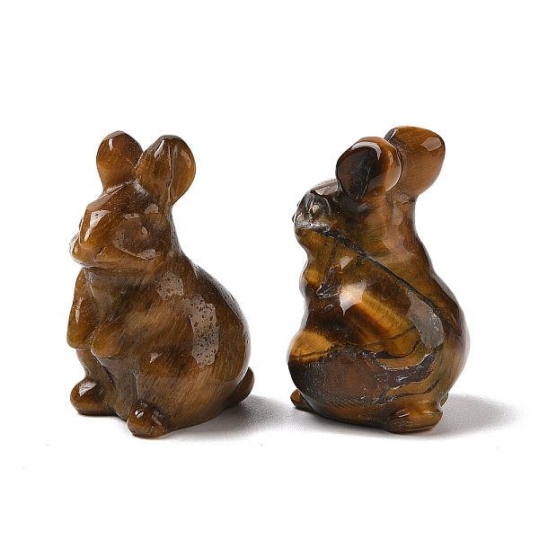 PandaHall Natural Tiger Eye Sculpture Display Decorations, for Home Office Desk, Rabbit, 38~39.5x24~25.5x21~22mm Tiger Eye Rabbit
PandaHall Natural Tiger Eye Sculpture Display Decorations, for Home Office Desk, Rabbit, 38~39.5x24~25.5x21~22mm Tiger Eye Rabbit