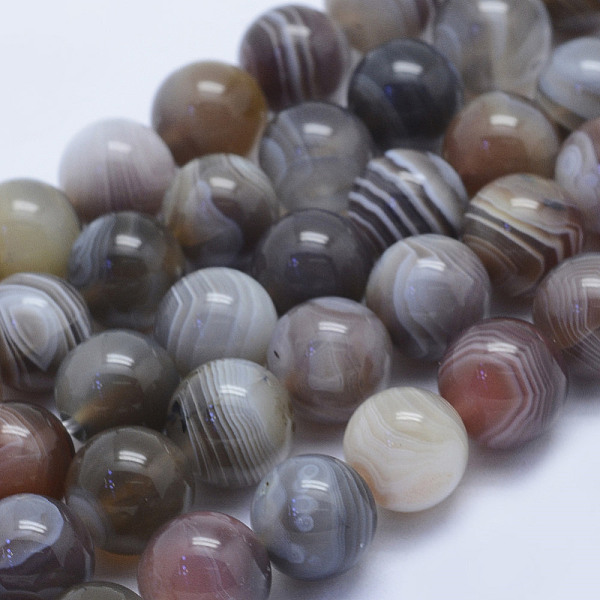 PandaHall Natural Botswana Agate Beads Strands, Round, 10mm, Hole: 1mm, about 39pcs/strand, 15.3 inch(39cm) Botswana Agate Round
PandaHall Natural Botswana Agate Beads Strands, Round, 10mm, Hole: 1mm, about 39pcs/strand, 15.3 inch(39cm) Botswana Agate Round