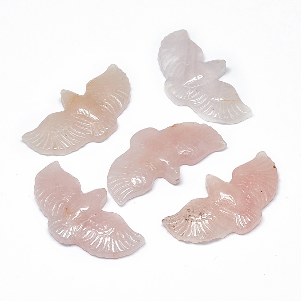 PandaHall Natural Rose Quartz Beads, Half Drilled, Bird, 26~27x49~50x8~8.5mm, Hole: 1.2~1.4mm Rose Quartz Bird
PandaHall Natural Rose Quartz Beads, Half Drilled, Bird, 26~27x49~50x8~8.5mm, Hole: 1.2~1.4mm Rose Quartz Bird