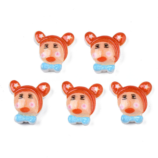 PandaHall Spray Painted Opaque Resin Cabochons, Girl, Orange Red, 12x11x3.5mm Resin Human
PandaHall Spray Painted Opaque Resin Cabochons, Girl, Orange Red, 12x11x3.5mm Resin Human
