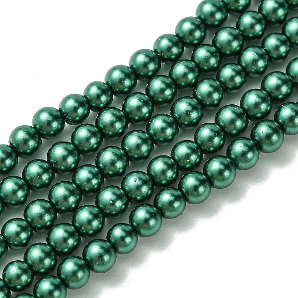 PandaHall Grade A Glass Pearl Beads, Pearlized, Round, Teal, 4mm, Hole: 0.7~1.1mm, about 100pcs/Strand, 16''(40.64cm) Glass Round Cyan
PandaHall Grade A Glass Pearl Beads, Pearlized, Round, Teal, 4mm, Hole: 0.7~1.1mm, about 100pcs/Strand, 16''(40.64cm) Glass Round Cyan