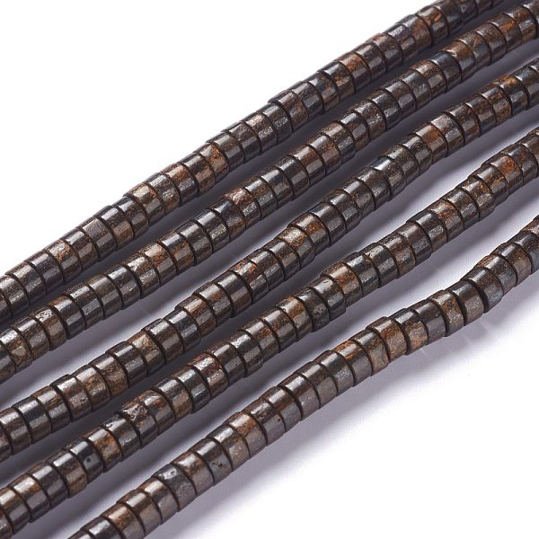 PandaHall Natural Bronzite Bead Strands, Disc, Heishi Beads, 7x3mm, Hole: 1mm, about 117pcs/strand, 15.75''(40cm) Bronzite Disc
PandaHall Natural Bronzite Bead Strands, Disc, Heishi Beads, 7x3mm, Hole: 1mm, about 117pcs/strand, 15.75''(40cm) Bronzite Disc