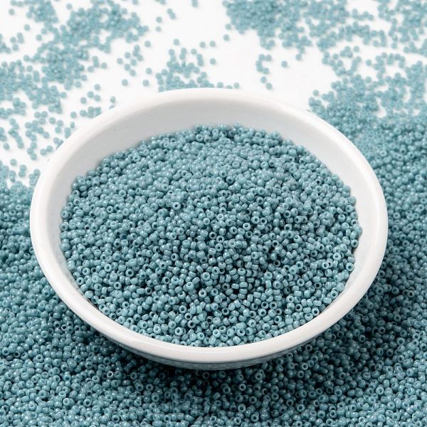 PandaHall MIYUKI Round Rocailles Beads, Japanese Seed Beads, (RR4479) Duracoat Dyed Opaque Moody Blue, 15/0, 1.5mm, Hole: 0.7mm, about..., Cyan
PandaHall MIYUKI Round Rocailles Beads, Japanese Seed Beads, (RR4479) Duracoat Dyed Opaque Moody Blue, 15/0, 1.5mm, Hole: 0.7mm, about..., Cyan