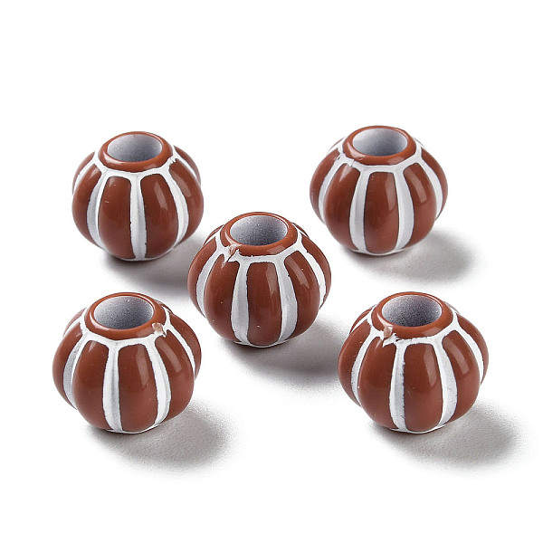 PandaHall Spray Printed Opaque Acrylic European Beads, Large Hole Beads, Pumpkin, Saddle Brown, 12x10.5mm, Hole: 5mm, about 500pcs/500g...
PandaHall Spray Printed Opaque Acrylic European Beads, Large Hole Beads, Pumpkin, Saddle Brown, 12x10.5mm, Hole: 5mm, about 500pcs/500g...