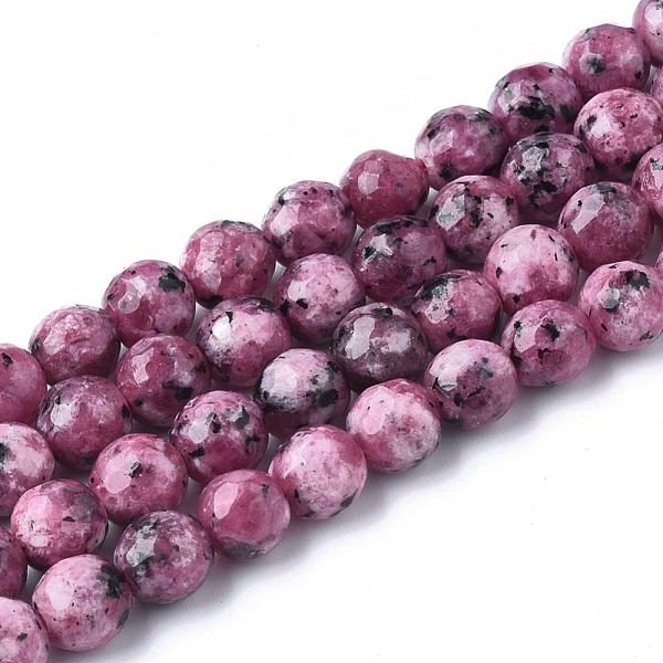 PandaHall Natural Sesame Jasper/Kiwi Jasper Bead Strands, Dyed, Faceted, Round, 8~9mm, Hole: 1mm, about 45~47pcs/strand, 14.4~15.2 inch...
PandaHall Natural Sesame Jasper/Kiwi Jasper Bead Strands, Dyed, Faceted, Round, 8~9mm, Hole: 1mm, about 45~47pcs/strand, 14.4~15.2 inch...