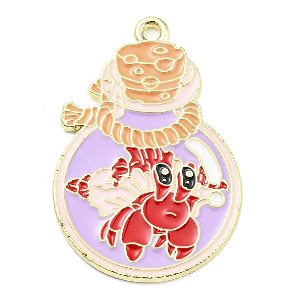 PandaHall Golden Plated Alloy Enamel Pendants, Wishing Bottle Charm, Crab, 33.5x22.5x1.5mm, Hole: 1.8mm Alloy+Enamel Crab
PandaHall Golden Plated Alloy Enamel Pendants, Wishing Bottle Charm, Crab, 33.5x22.5x1.5mm, Hole: 1.8mm Alloy+Enamel Crab