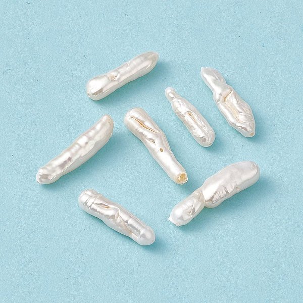 PandaHall Baroque Natural Keshi Pearl Beads, Column, Seashell Color, 21~24.5x6~7x4.5~6mm, Hole: 0.7mm Keshi Pearl Column
PandaHall Baroque Natural Keshi Pearl Beads, Column, Seashell Color, 21~24.5x6~7x4.5~6mm, Hole: 0.7mm Keshi Pearl Column