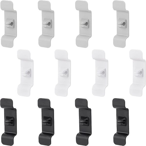 PandaHall Olycraft 12Pcs 3 Colors Plastic Cable Management Clips, Self Adhesive Cable Wire Clips, for TV PC Ethernet Cable Under Desk Wall..., Multicolor
PandaHall Olycraft 12Pcs 3 Colors Plastic Cable Management Clips, Self Adhesive Cable Wire Clips, for TV PC Ethernet Cable Under Desk Wall..., Multicolor